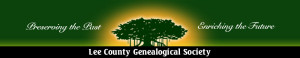 Lee County Genealogical Society Mtg.
