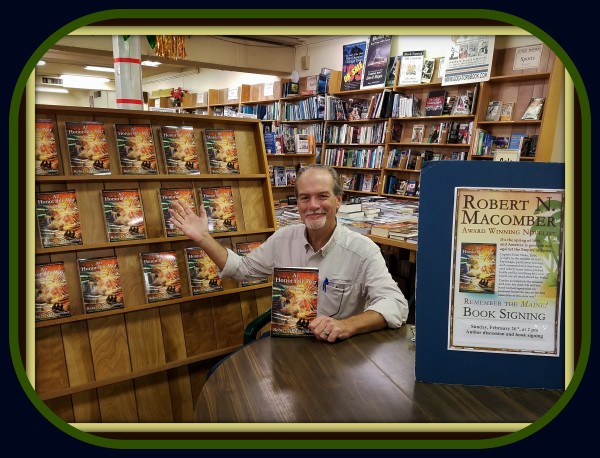 Haslam's Book Store in St. Pete, FL is a book lover's utopia, and author Robert N. Macomber is pleased to have a book signing there when each new novel is released. Here's his latest, An Honorable War, when the Spanish-American War begins.